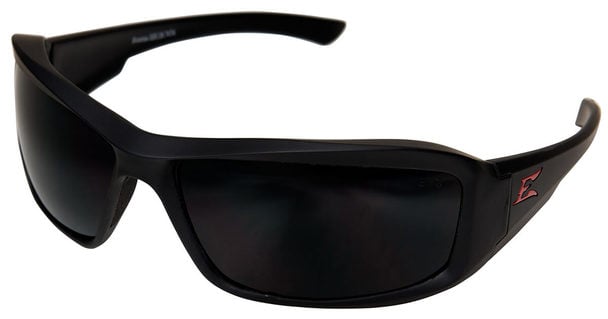 Picture of Edge Eyewear TXB236VS Brazeau Safety Glasses Black Frame Smoke Polarized Vapor Shield Lens