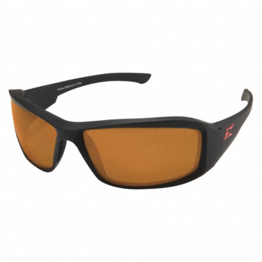 Picture of Edge Eyewear TXB235 Safety Glasses&#44; Brazeau Torque&#44; Brown & Black