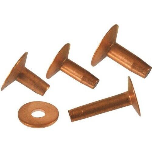 8006 No.9 x 0.38 - 0.75 in. Copper Rivets & Burrs Assorted