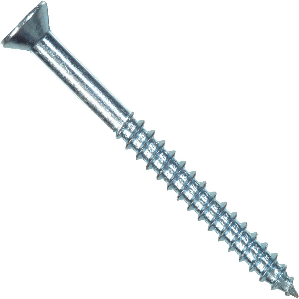 No.10 x 1.25 in. Flat Head Wood Screw