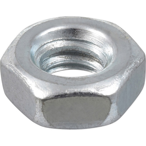 Hex Machine Screw Nut - Zinc - No. 10-24 - 100 Count - Corrosion Resistant