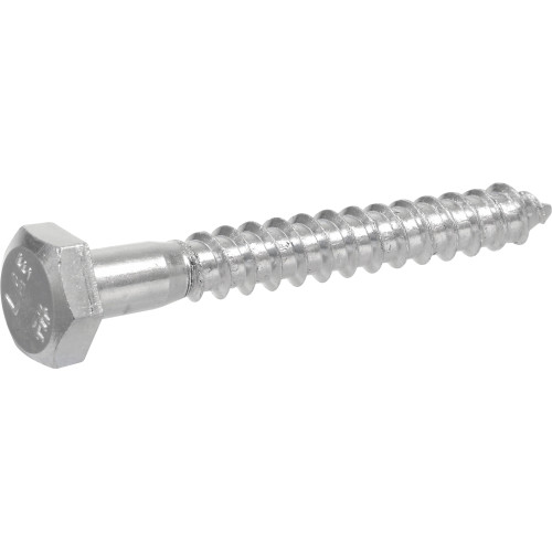 0.37 x 2 in. Hex Lag Screw - 100 Count