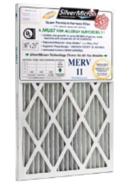 Picture of Silver Micron Technology SM1625-1 16 x 25 x 1 in. Home Air Filter