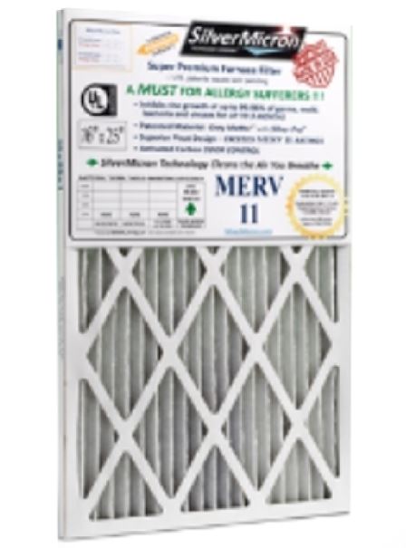 Picture of Silver Micron Technology SM2020-1 20 x 20 x 1 in. Home Air Filter