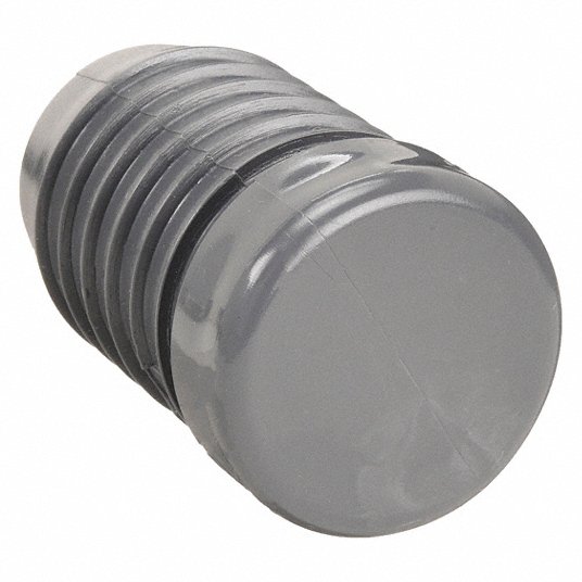 1449-005 0.5 in. PVC Straight Plug Insert Pipe Fitting