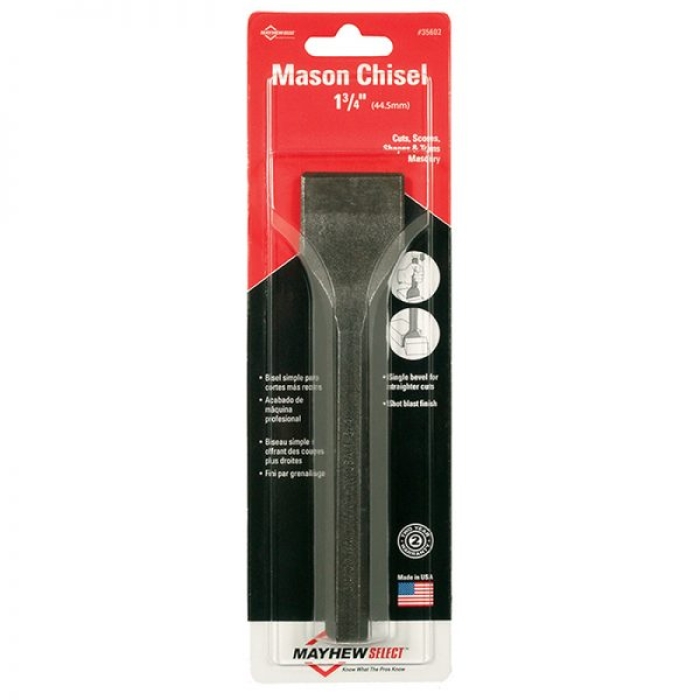 35602 1.75 x 7.5 in. Mason Chisel
