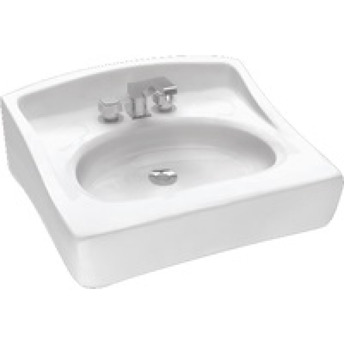 Picture of Cato Toilets 15035010100 19 x 17 in. Caribe Wall Hung Lav - White