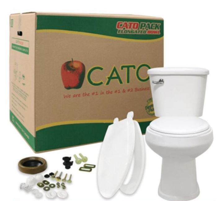 Picture of Cato Toilets J0001013120 3 in. Replacement Front Jib&#44; White & Red - 1 FV