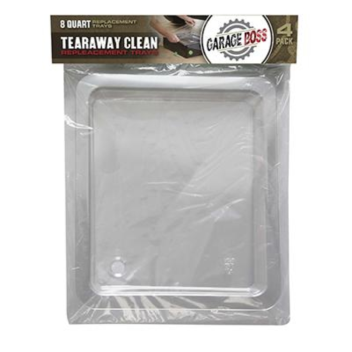 Picture of TPG Plastics GB050 8 qt. Tear-A-Way Replacement Trays - Pack of 4