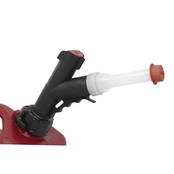 Rigid Spout, Plastic, Black, 2.5 in Dia.