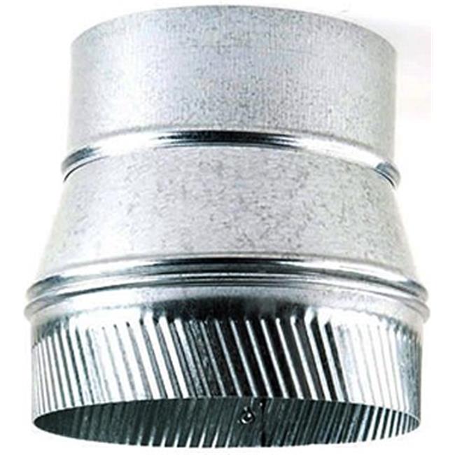 3 x 4 in. 24 Gauge Short Large End Crimped Taper Increaser