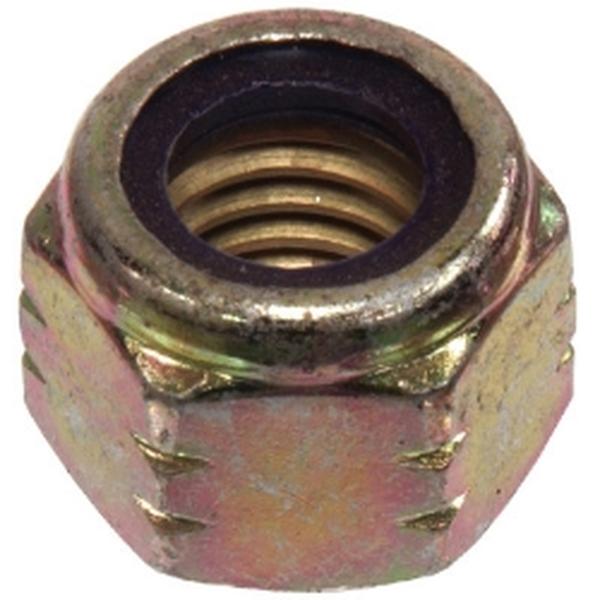 0.875-9 in. Steel & Nylon Hex Nut