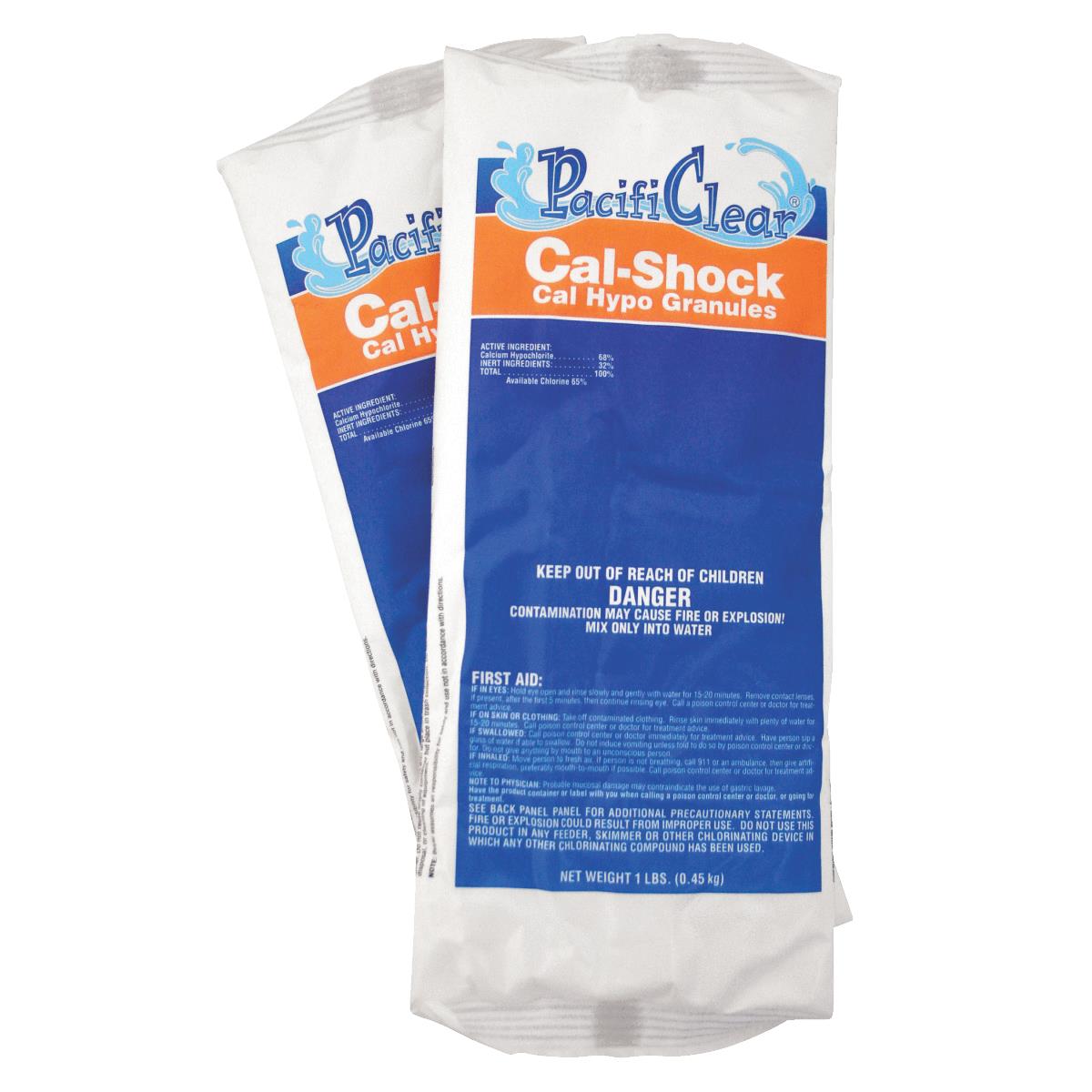 F022001012PC 1 lbs PacifiClear Cal-Shock Granule Bag