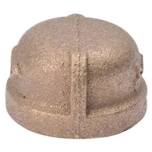 Picture of B&K 457-008NL 2 in. Red Brass Pipe Cap