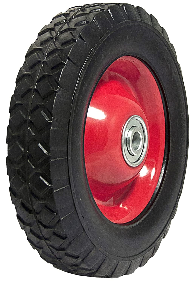 Picture of Madico F20704 8 in. Semi-Pneumatic Tire&#44; Black & Red