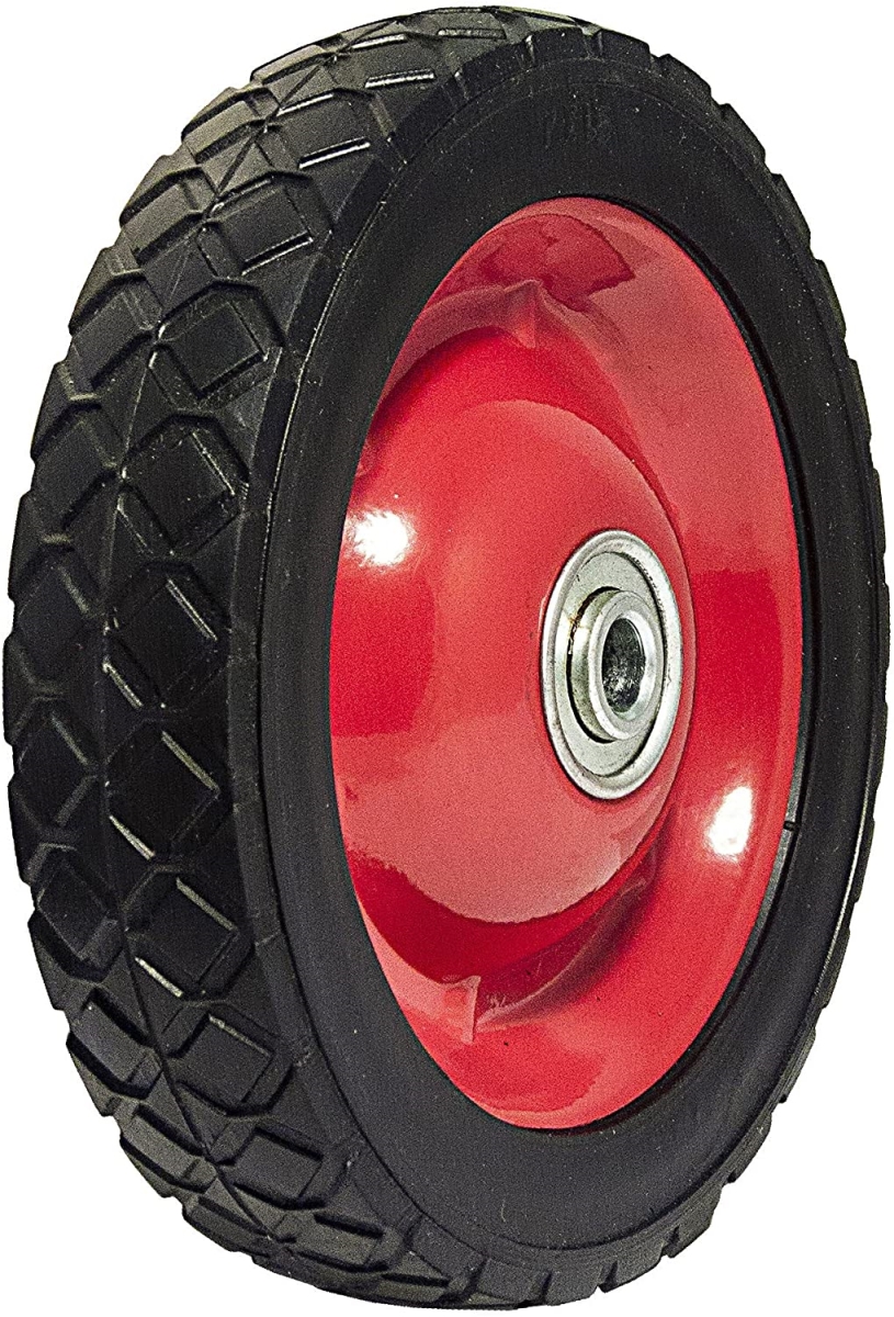 Picture of Madico F20713 7 in. Semi-Pneumatic Tire&#44; Black & Red