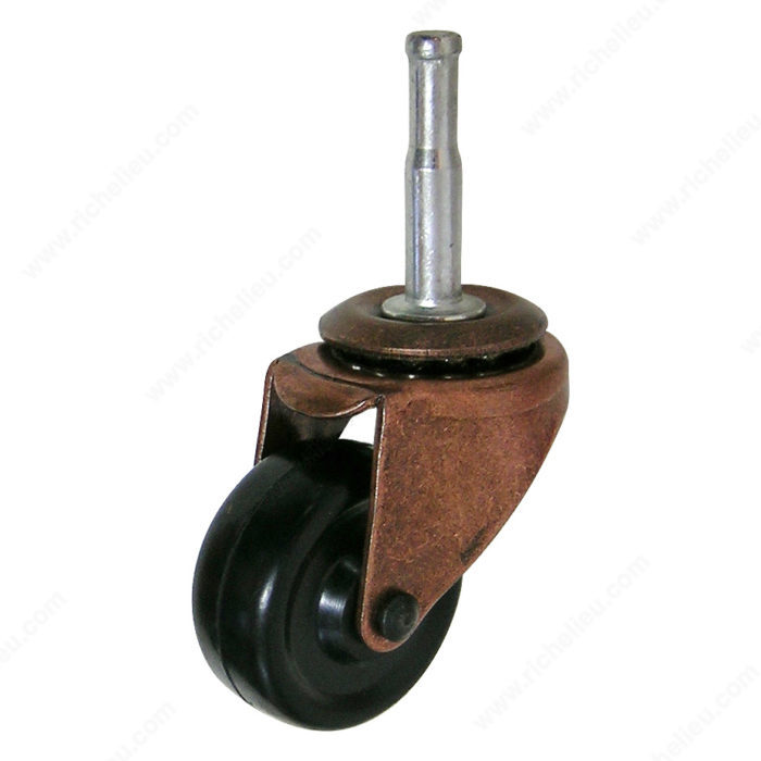 1.2 in. Heavy-Duty Furniture Caster, Copper