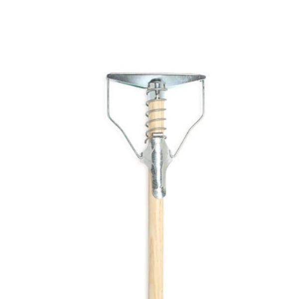 54 in. Janitor Spring Mopstick with Wood Handle