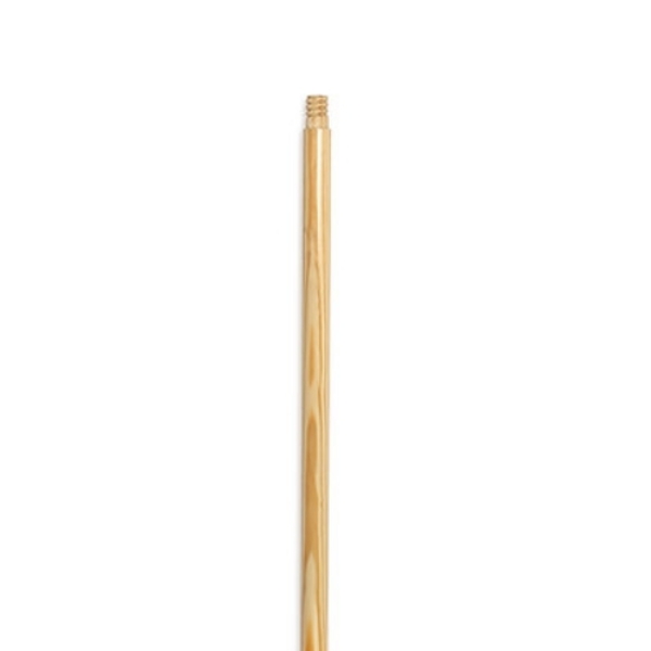 48 in. Lacquered Wood Handle Wood Threaded