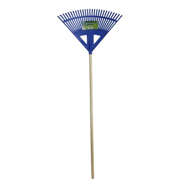 Picture of Howard Berger PR27X 24-Tine Poly Leaf Rake 48 in. Wood Handle