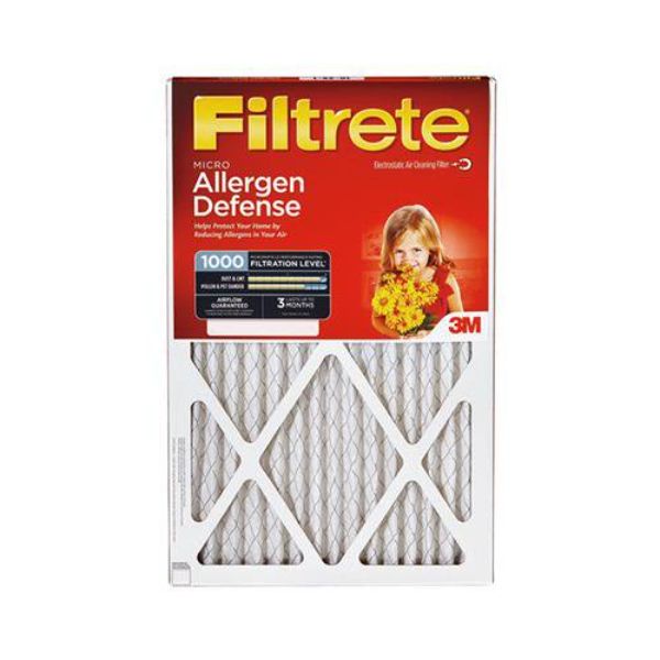 Picture of 3M 9903-6-CP 1 x 20 x 25 in. Allergen Defense Red Micro Pleated Air Filter&#44;  - Pack of 6