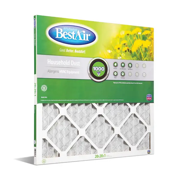 Picture of RPS Products B1-2020-8-12 20 x 20 x 1 in. MERV 8 AC Furnace Filter&#44; White