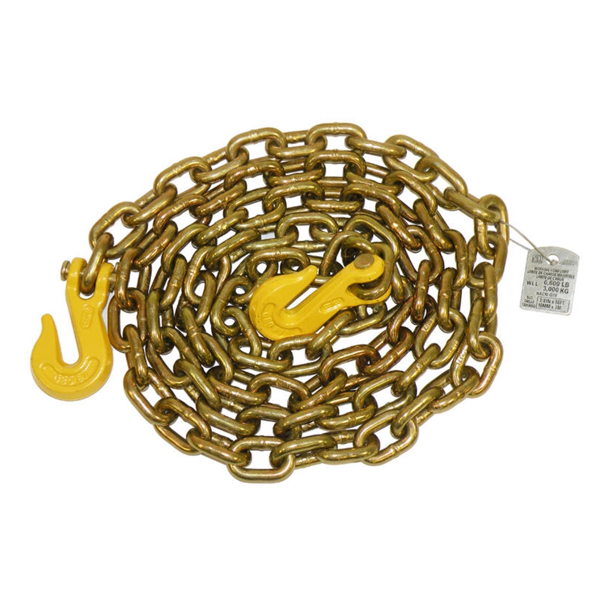 Picture of Ancra & S-Line 50364-38-10 0.375 in. x 10 ft. Grade 70 XHD Chain Assembly