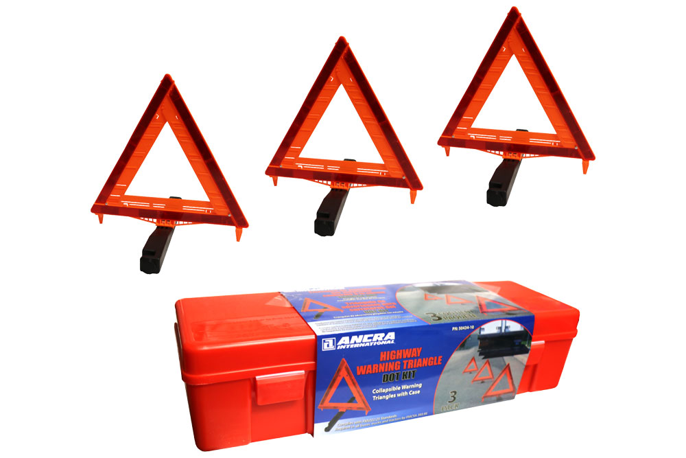 Picture of Ancra & S-Line 50434-10 Trucker Triangle Warning Kit&#44; Orange