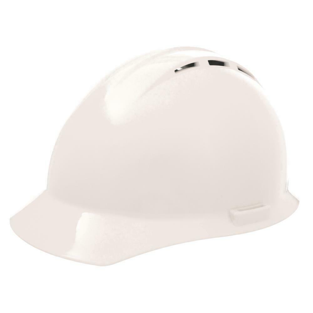 Hard Hat, Americana, Polyethylene, 4 Point Ratchet, Type 1, Class C, White