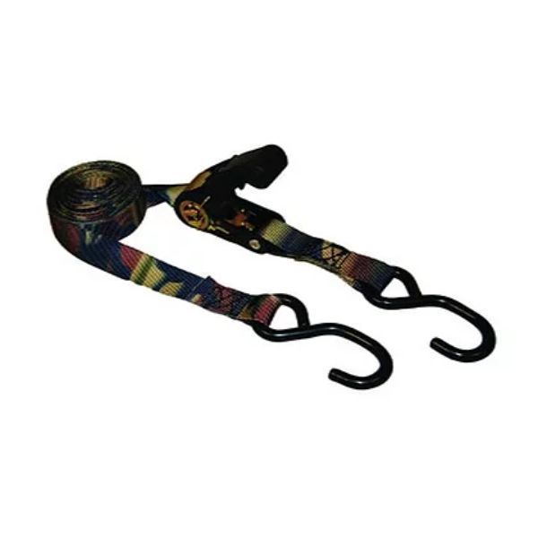 Picture of Ancra & S-Line 95190 1 in. x 15 ft. Camo Ratchet Tie-Down with S-Hooks