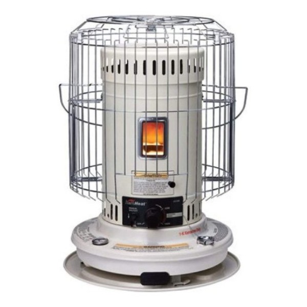 23K BTU Convection Kerosene Heater, White