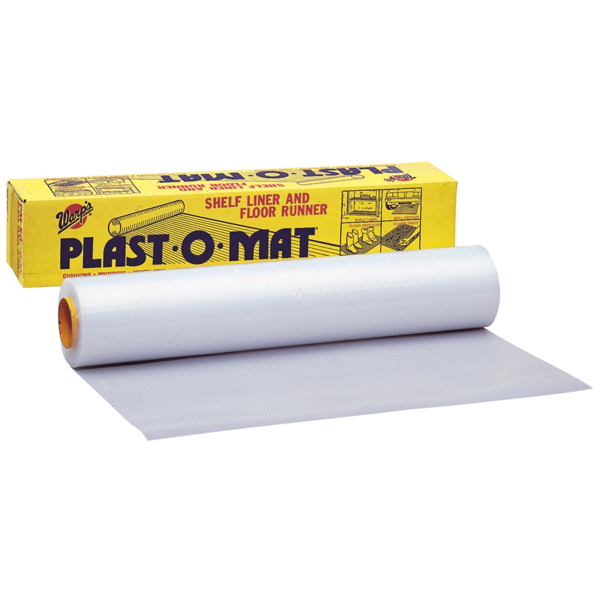 4X10-W 10 x 100 ft. 4 Mil Thick Highway Film, White