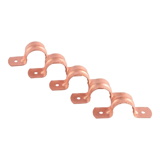 0.5 in. 2-Hole Tube Strap, Pack of 5