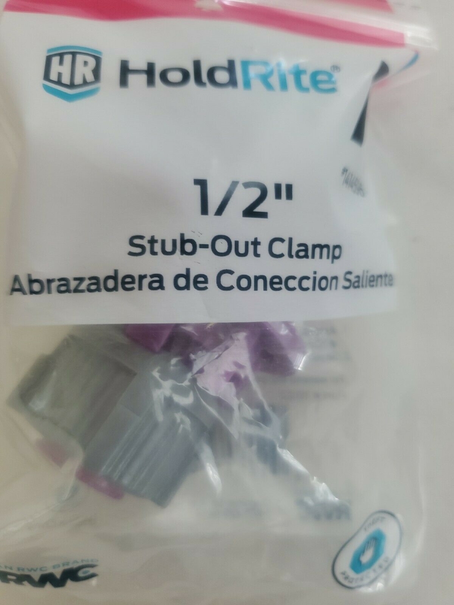 701Z2 0.5 in. Stub-Out Clamp, 2 Count