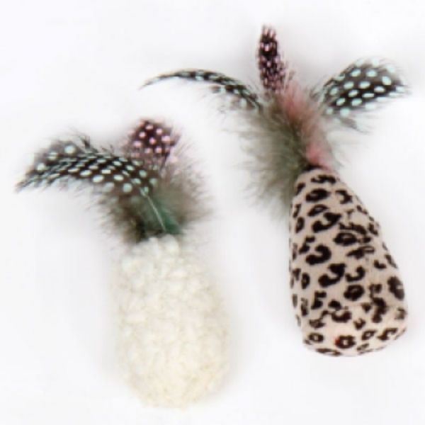 Picture of Boss Pet Products US8057 57 57 Pet Park Boulevard Feather Tail Toys - Pack of 2