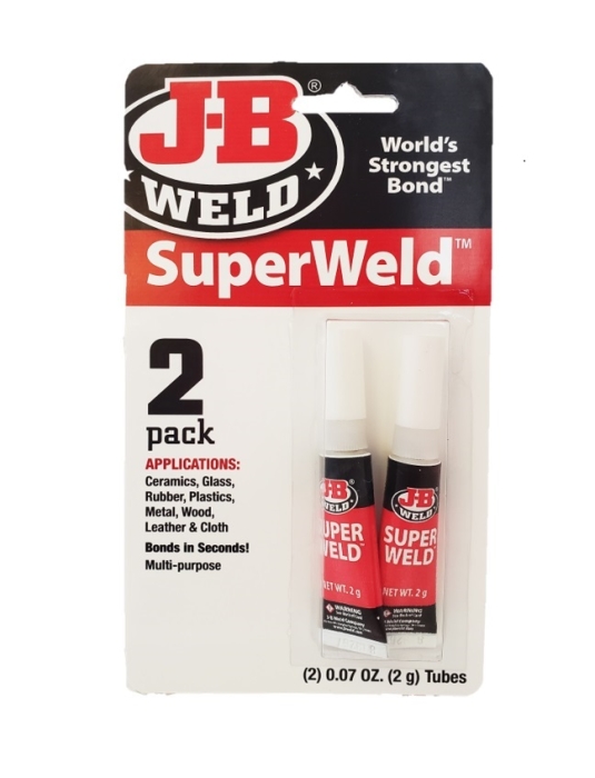 0.07 oz SuperWeld Glue, Pack of 2