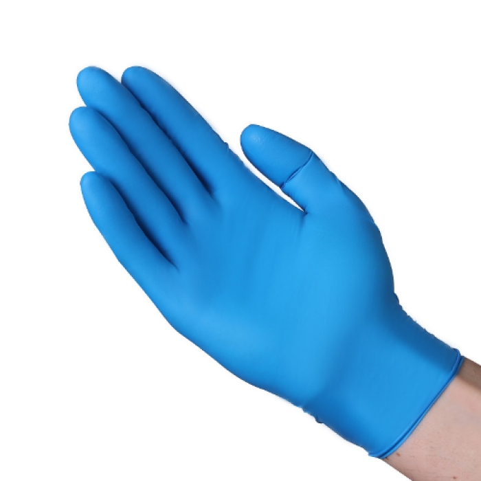 4 mil Nitrile Powder Free Chemo Exam Gloves, Blue - Small