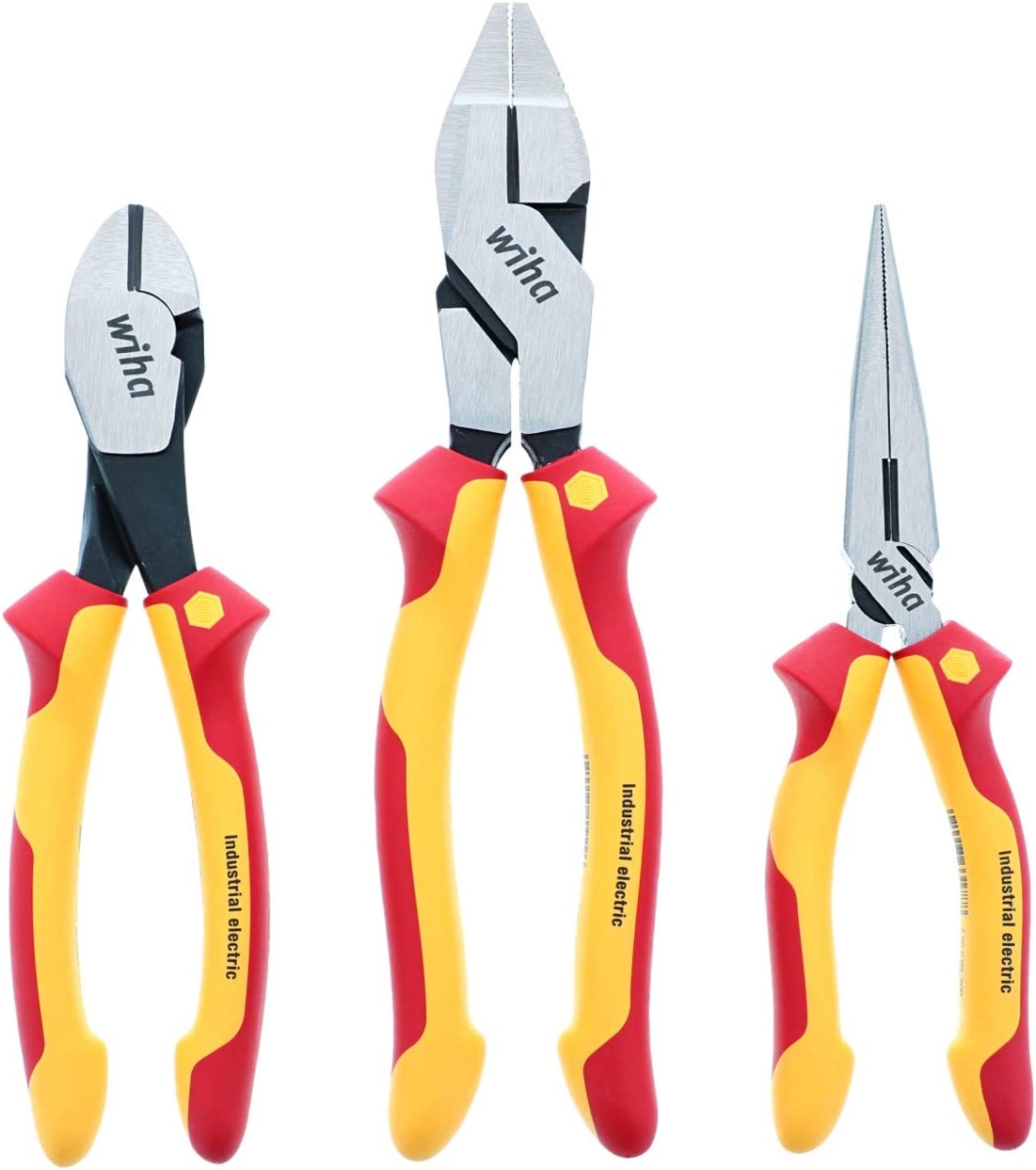 Insulated Pliers & Cutters Set, 3 Piece
