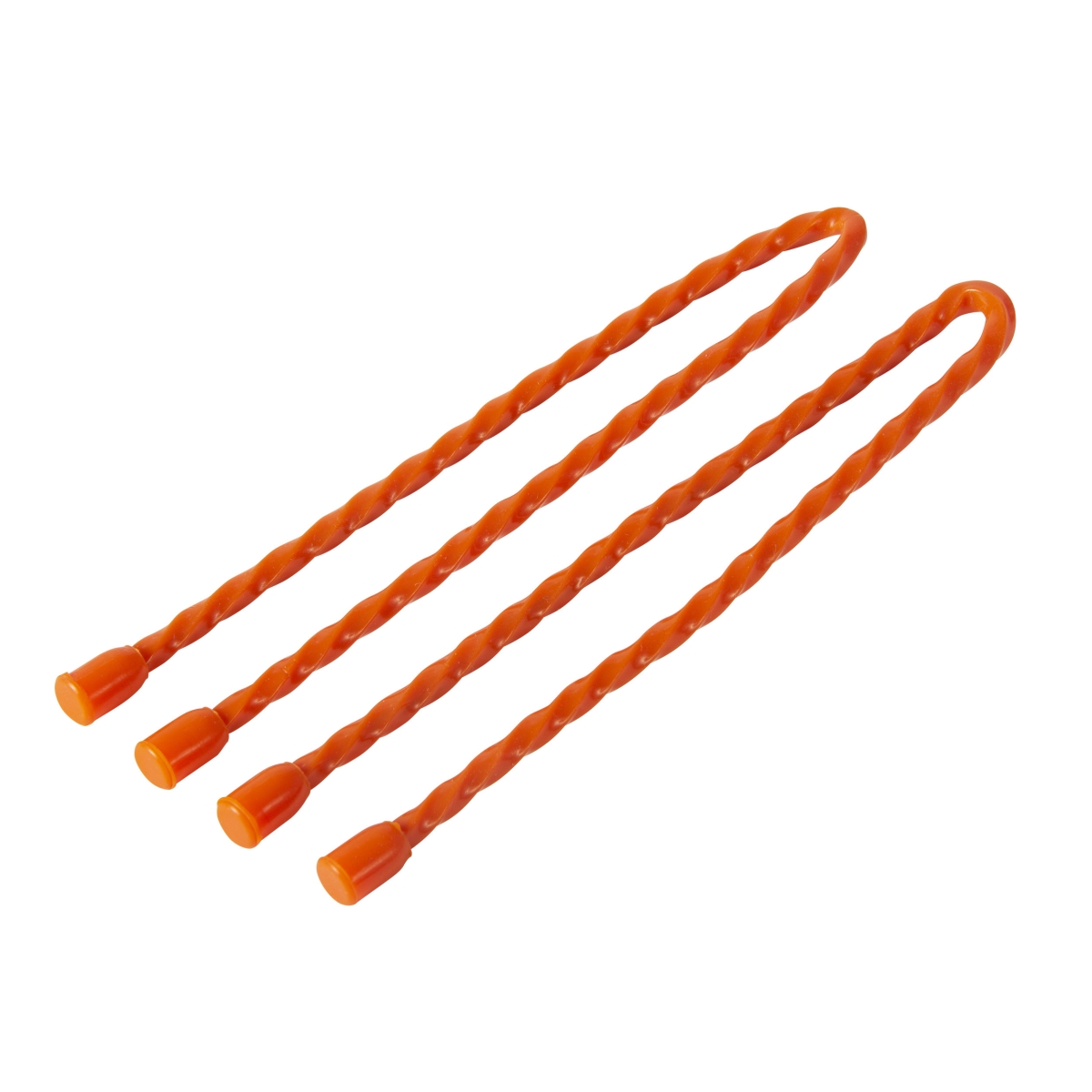CWTT-122 12 in. Orange Wrap Twist Tie - Pack of 2