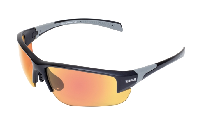 Global Vision Eyewear HERC7GTR Hercules 7 Matte Black Frame & G-Tech Red Lenses Safety Glass