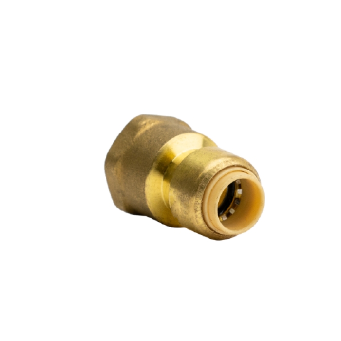 0.37 in. Push Fittings 0.5 in. FNPT Straight Adapter