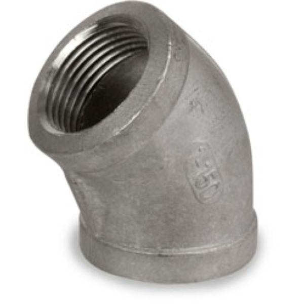 0.5 in. 004B 45 Deg 304 Stainless Steel 150 lbs Elbow