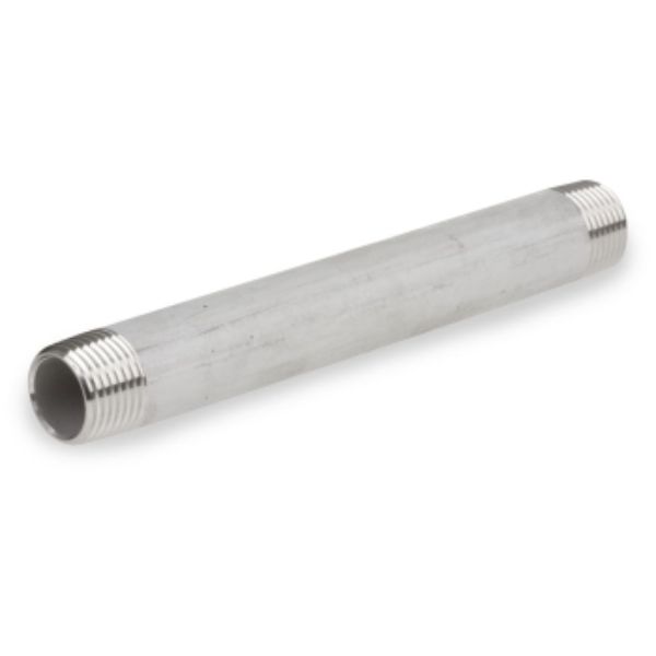 0.75 x 2.5 x 2 in. Schedule 40 304L Stainless Steel Welded Nipple