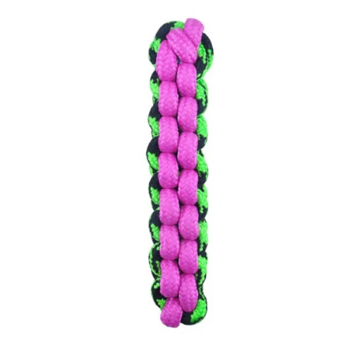 Paracord Rope Fetch Stick, Pink