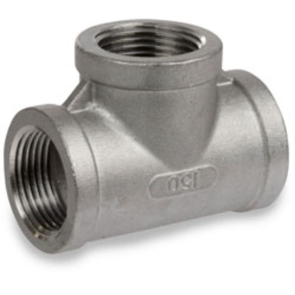 0.75 in. 304 Stainless Steel 150 lbs Tees, Galvanized
