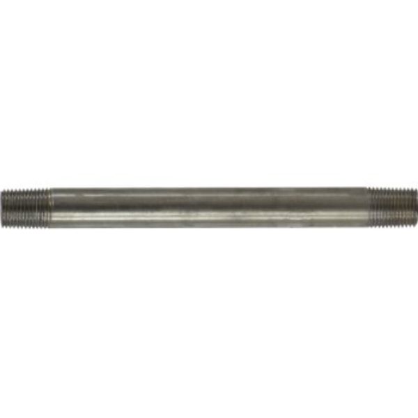 0.125 in. Stainless Steel Close Pipe Fitting E Nipple Joint