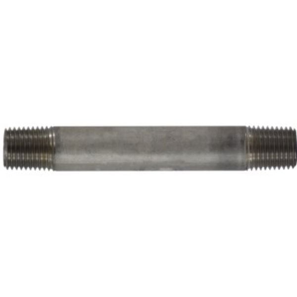 Anderson Metals 48021B 0.25 x 0.5 in Schedule 40 Stainless Steel 304 Pipe Nipple