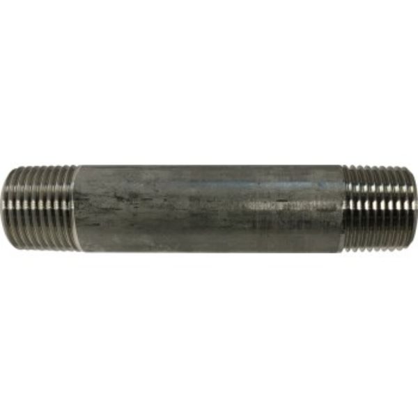 0.375 x 0.5 in. Schedule 40 Stainless Steel 304 Pipe Nipple