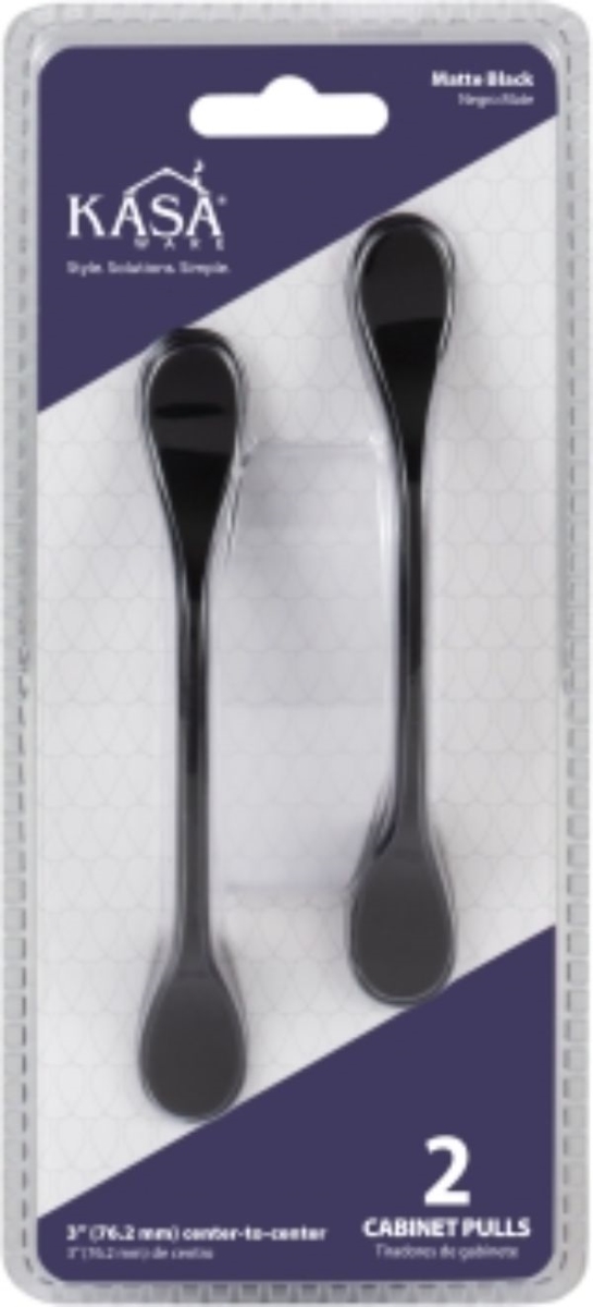 K9973MB-2 Cabinet Pulls, Matte Black - Pack of 2