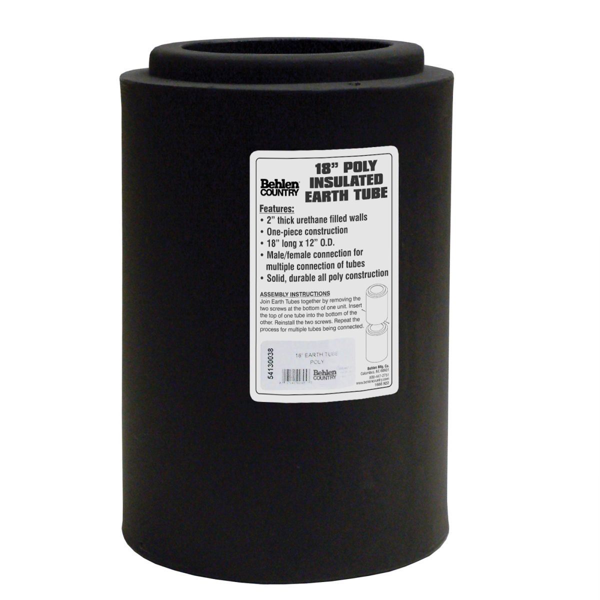18 in. Poly Earth Tube